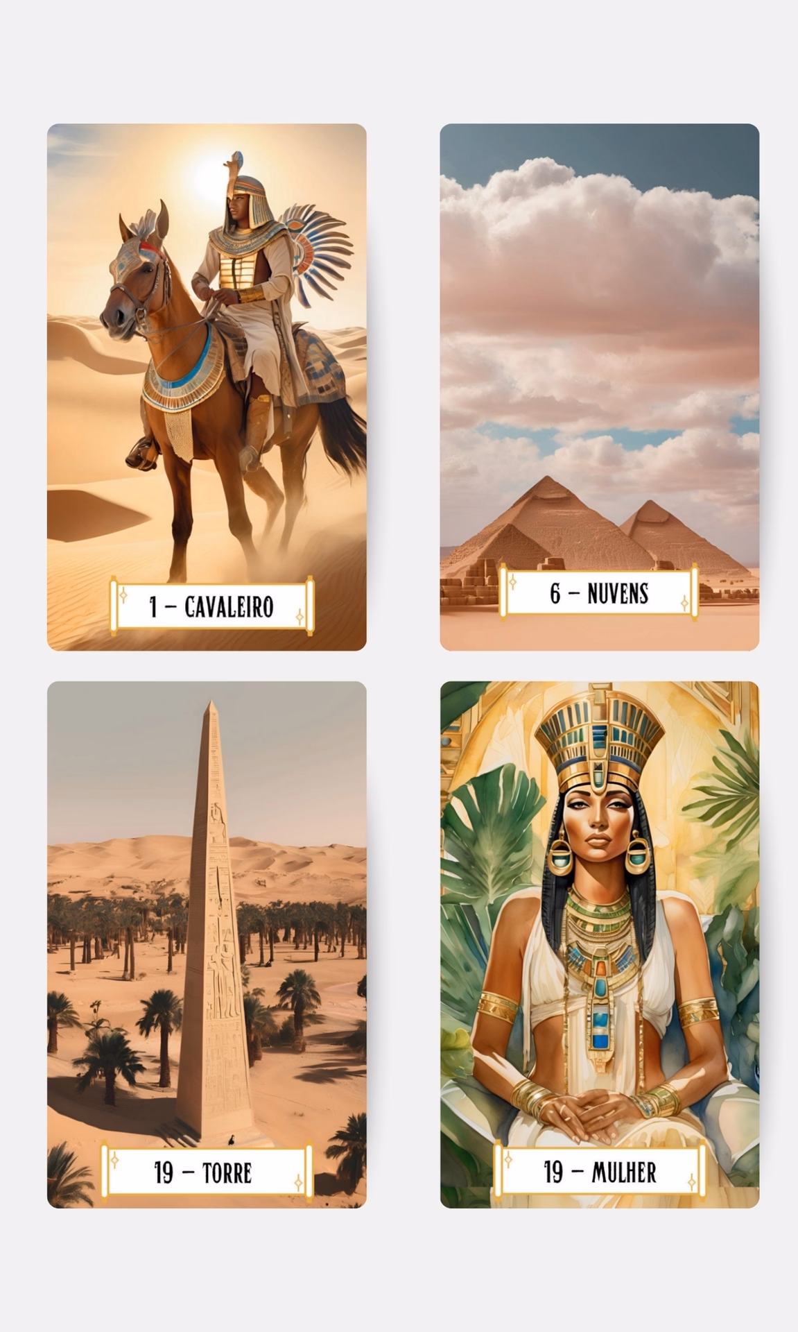 Lenormand Egípcio - 2
