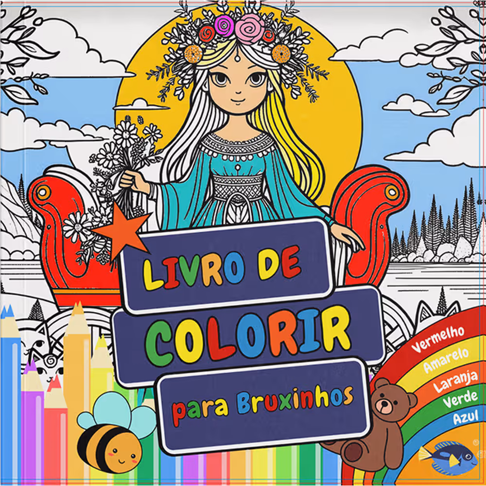 Livro de Colorir para Bruxinhos