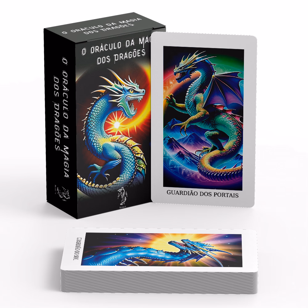 O Oráculo da Magia dos Dragões - Cartas e livreto