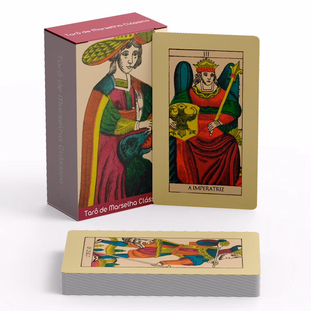 Tarô de Marselha Clássico - Cartas e livreto