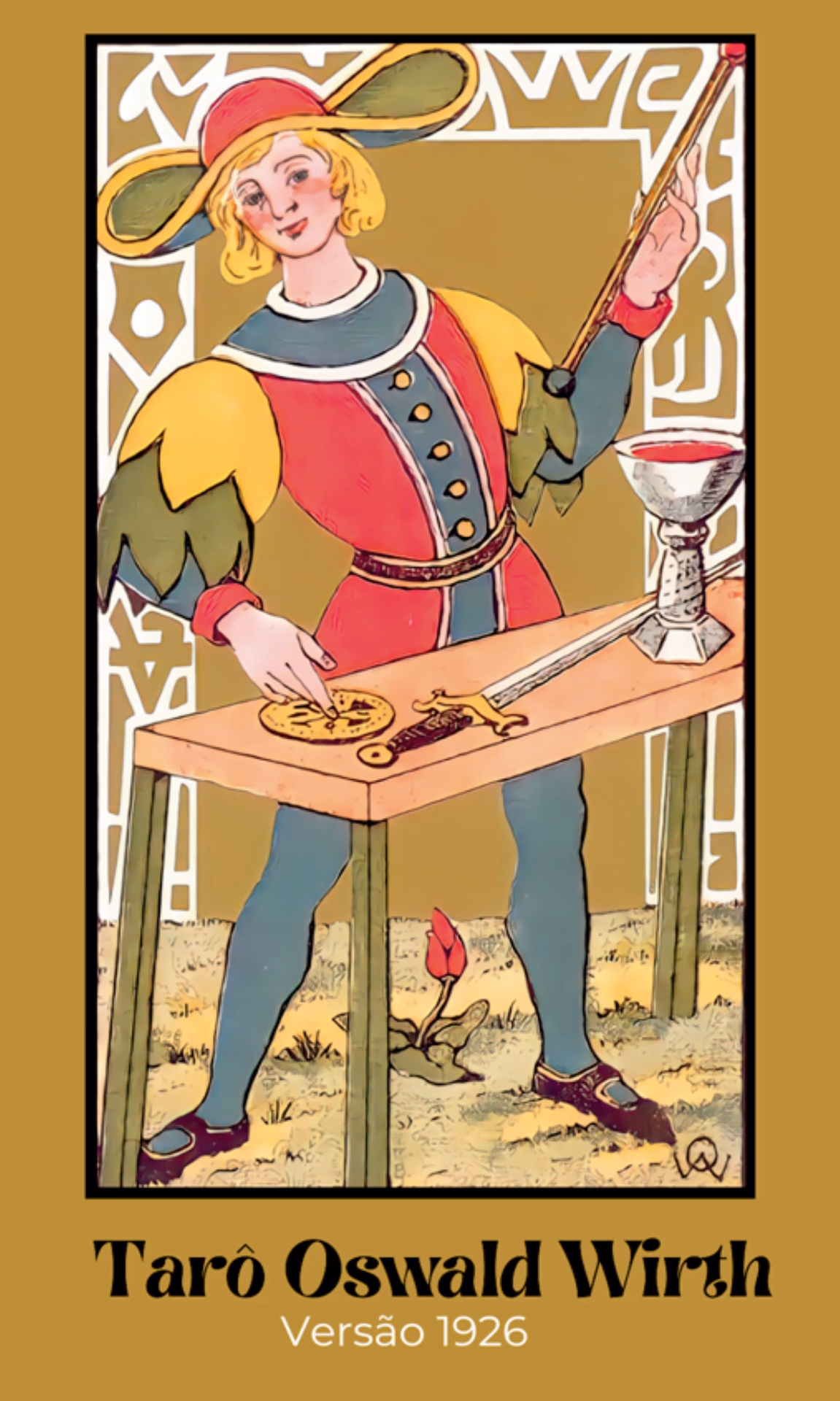 Tarô de Oswald Wirth - Cartas e livreto
