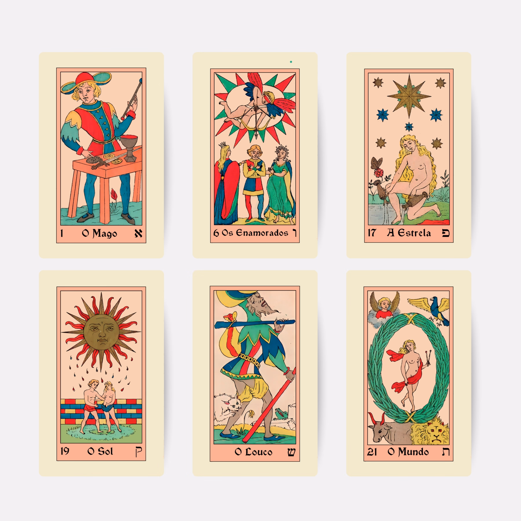 Tarô de Oswald Wirth - Cartas e livreto
