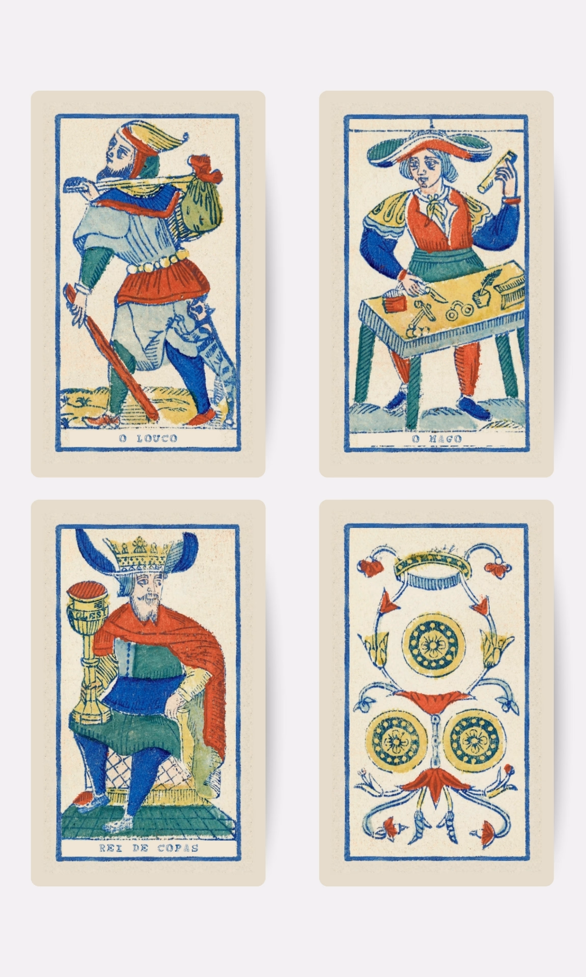 Tarô Piemontese Italiano - Cartas e livreto - 2