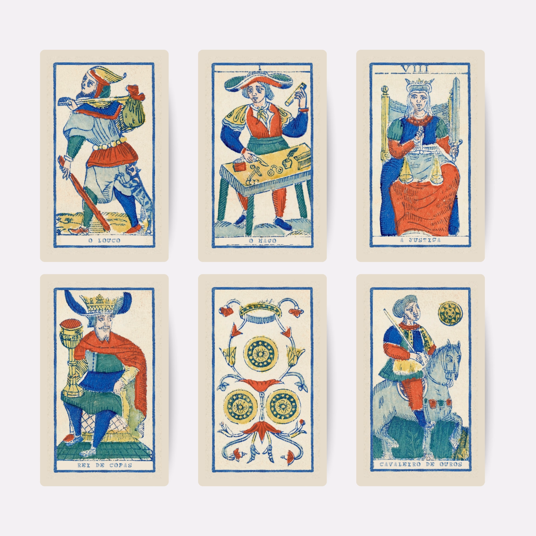 Tarô Piemontese Italiano - Cartas e livreto